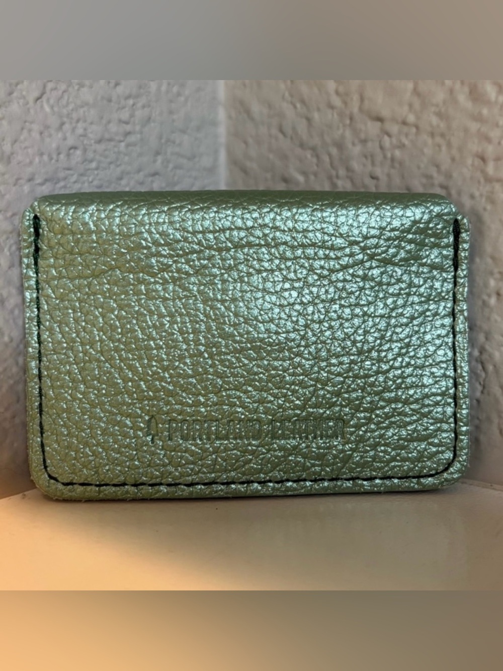 Portland Leather Bundle Wonder Pouch and Lovebug Regular in Beetle EUC - Picture 6 of 7